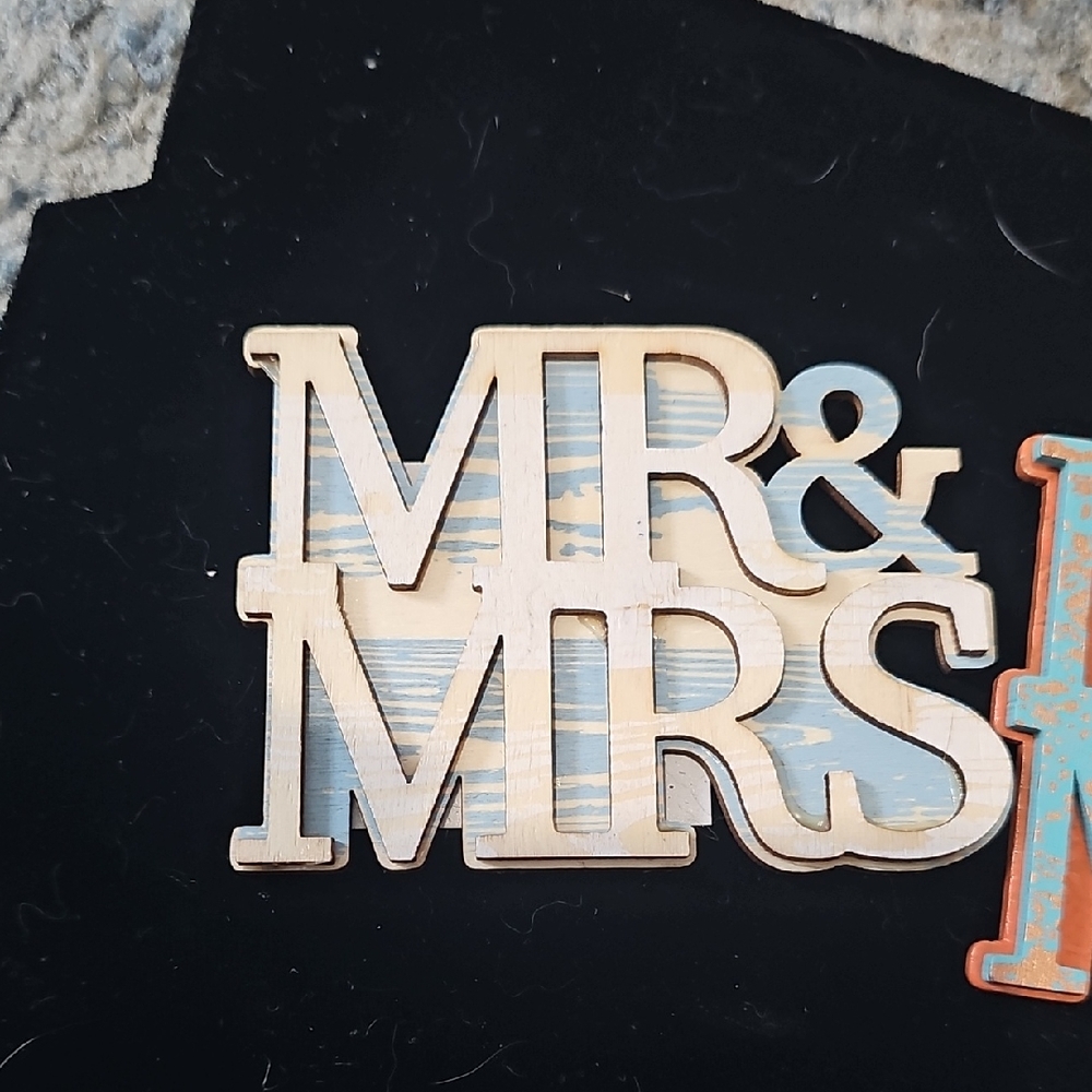 Phase Two Wooden MR & MRS Sign